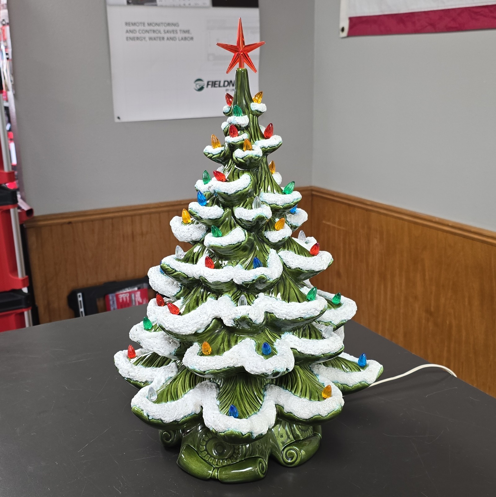 Vintage Atlantic Mold Ceramic Christmas Tree 21\