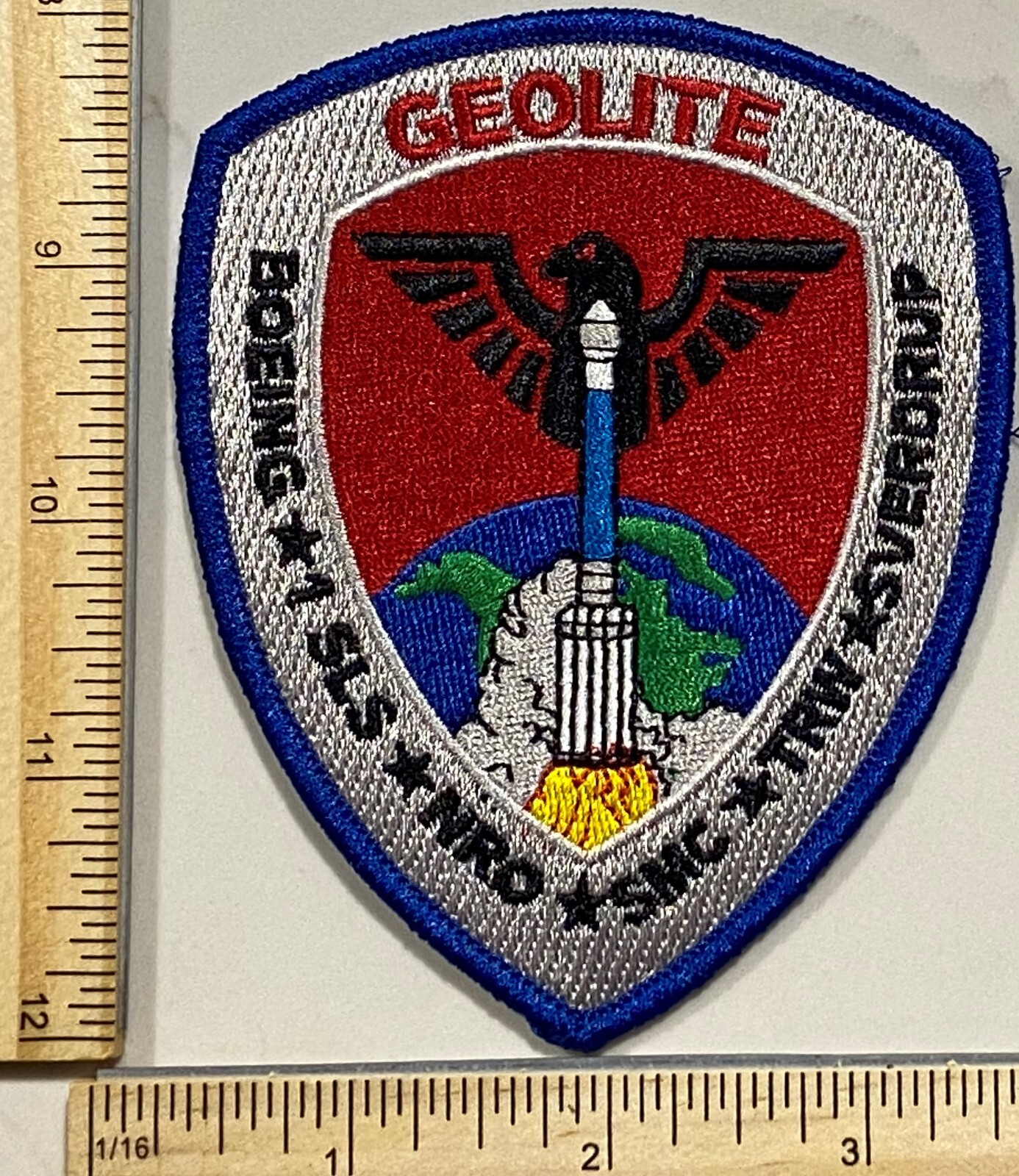 RARE MILITARY BLACK OPS NRO PATCH - NROL-17 VERSION (B) GEOLITE BOEING SVERDRUP