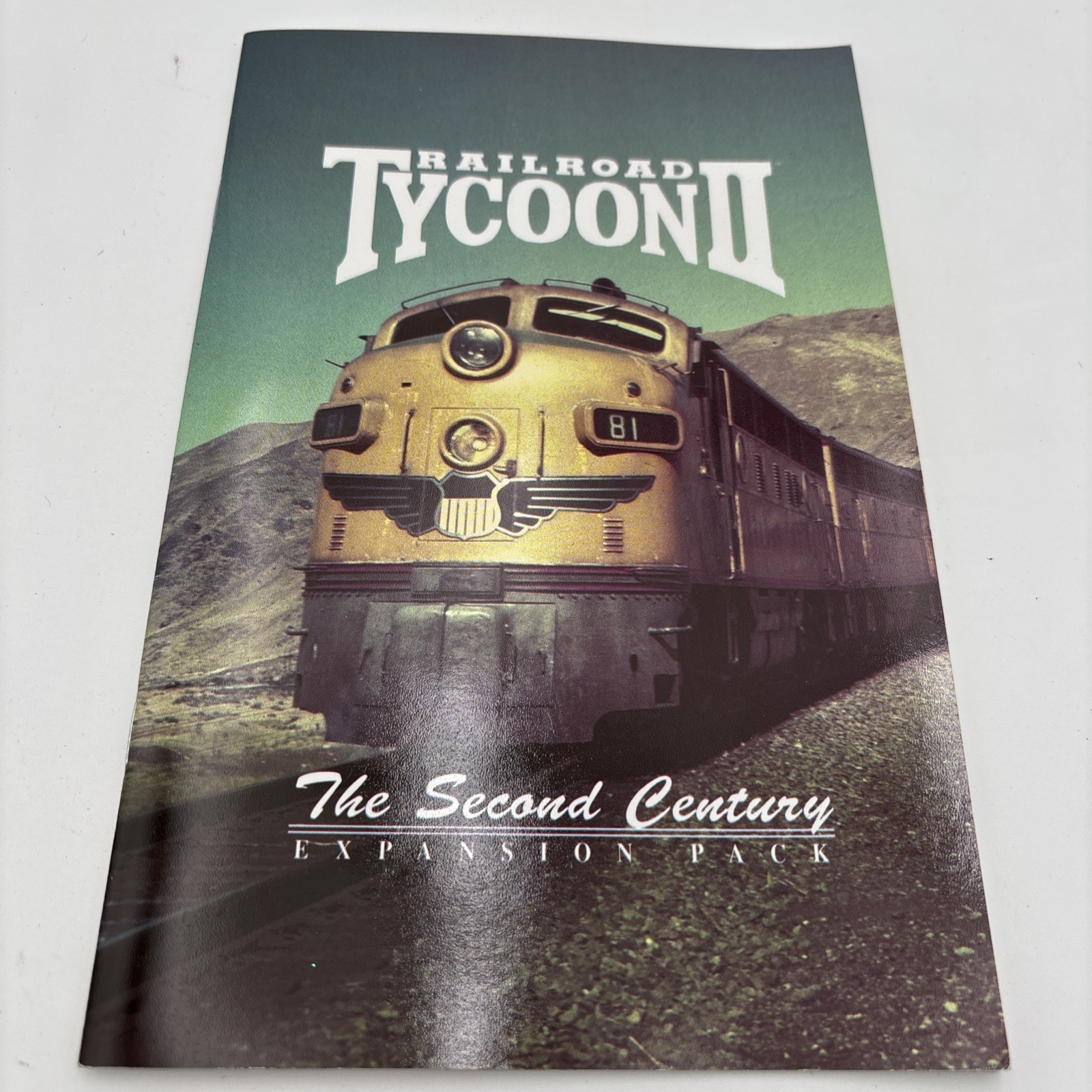 Railroad Tycoon II 2 Gold Edition 1999 PC The 2nd Century Game User MANUAL ONLY