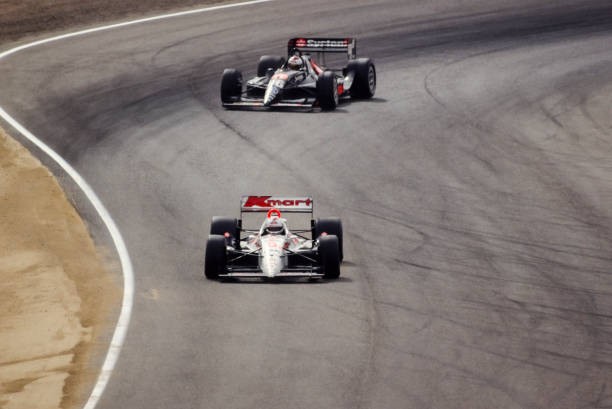 Mario Andretti USA Newman Haas Racing competes in the 1991 CART PP- Old Photo 1