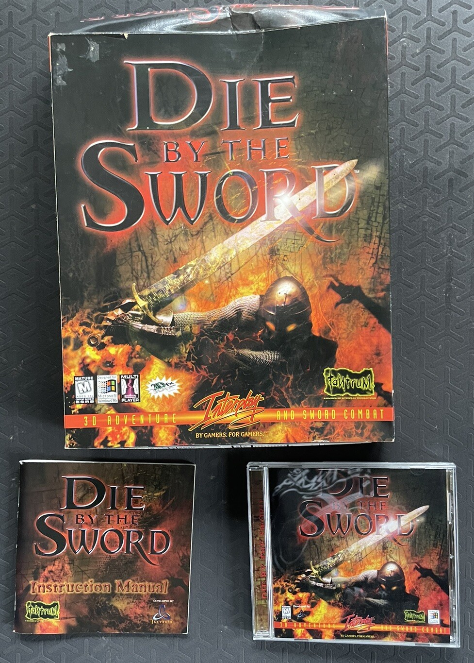 VTG BIG BOX Die By the Sword PC Windows 95 1998
