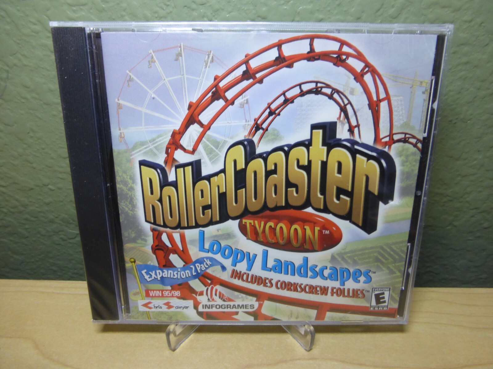 Roller Coaster Tycoon Expansion 2-Pack Loopy Landscapes Corkscrew Follies PC New