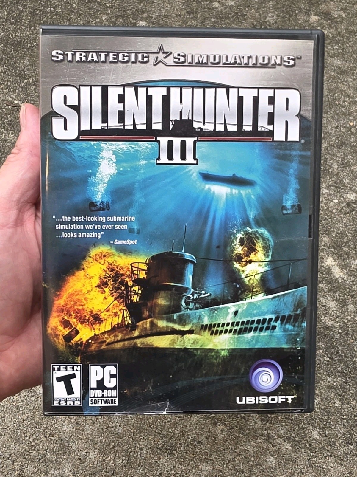 Silent Hunter 3 III PC DVD Game complete In Box With Manual CIB 