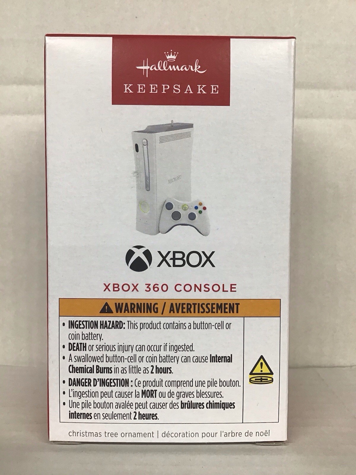 XBOX 360 CONSOLE ~ Microsoft ~ Halo 3 ~ 2025 Hallmark Keepsake Ornament