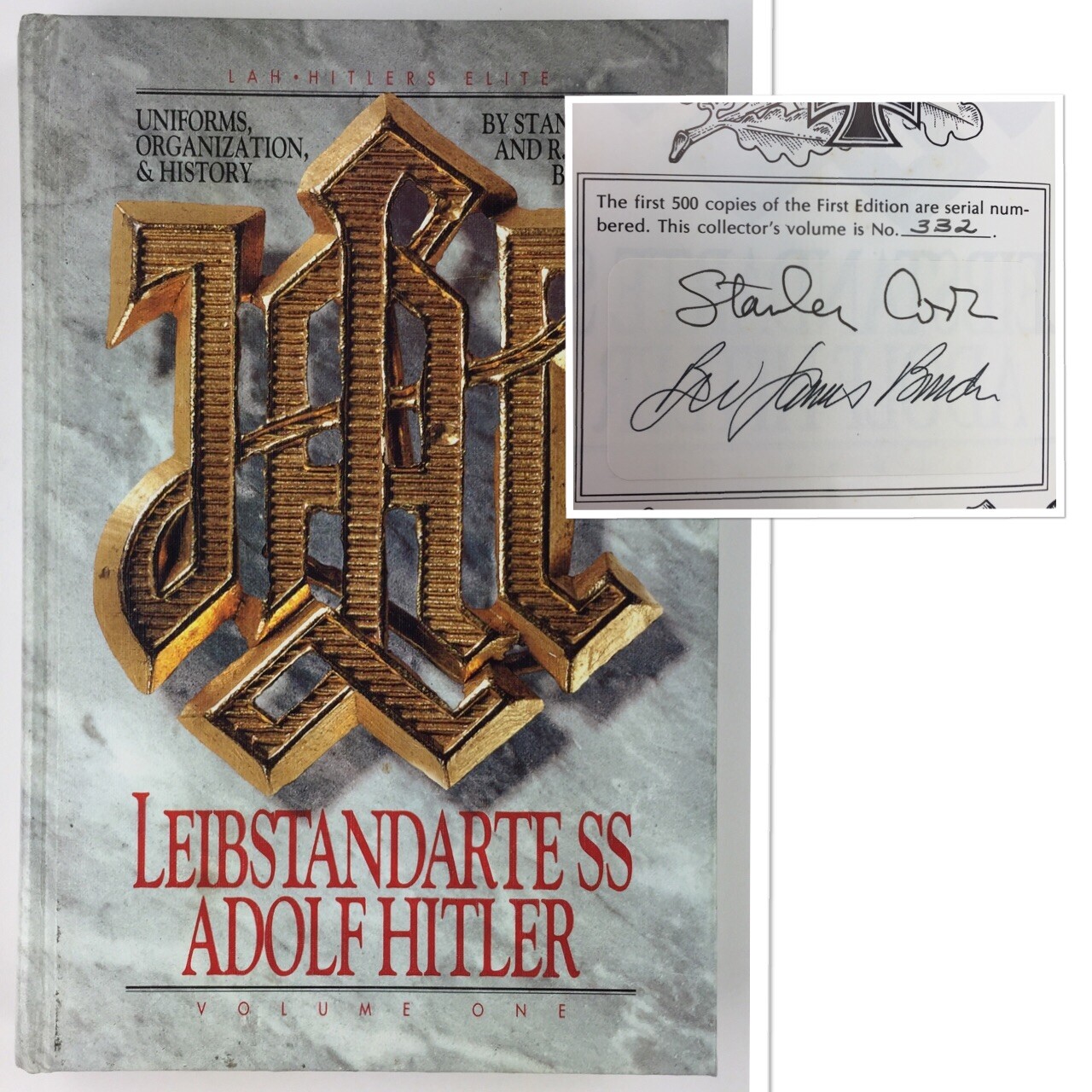 LEIBSTANDARTE Adolf Hitler Uniforms Organization & History Limited 1st Ed Signed