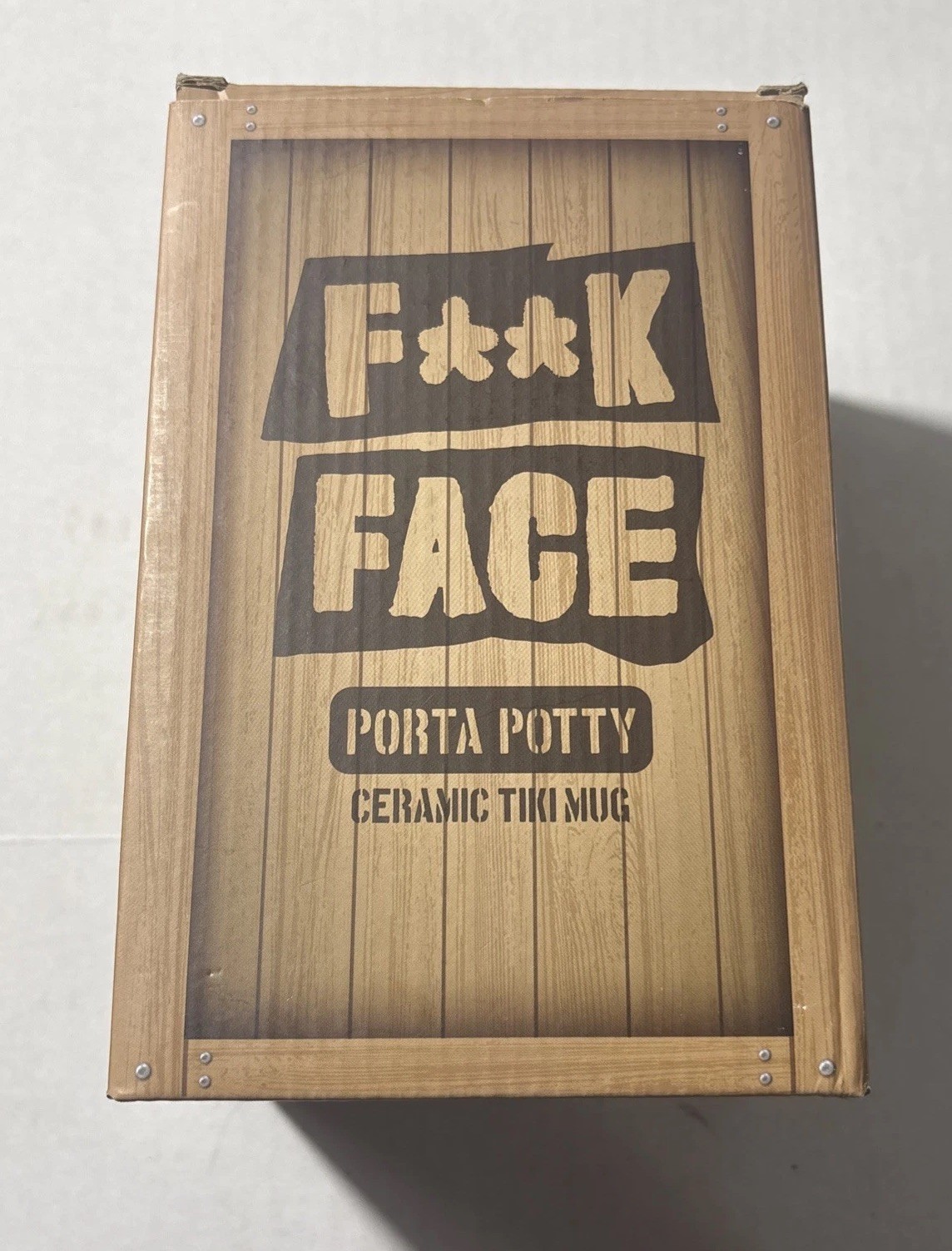 Regulation Podcast F**KFACE Porta Potty Ceramic Tiki Mug