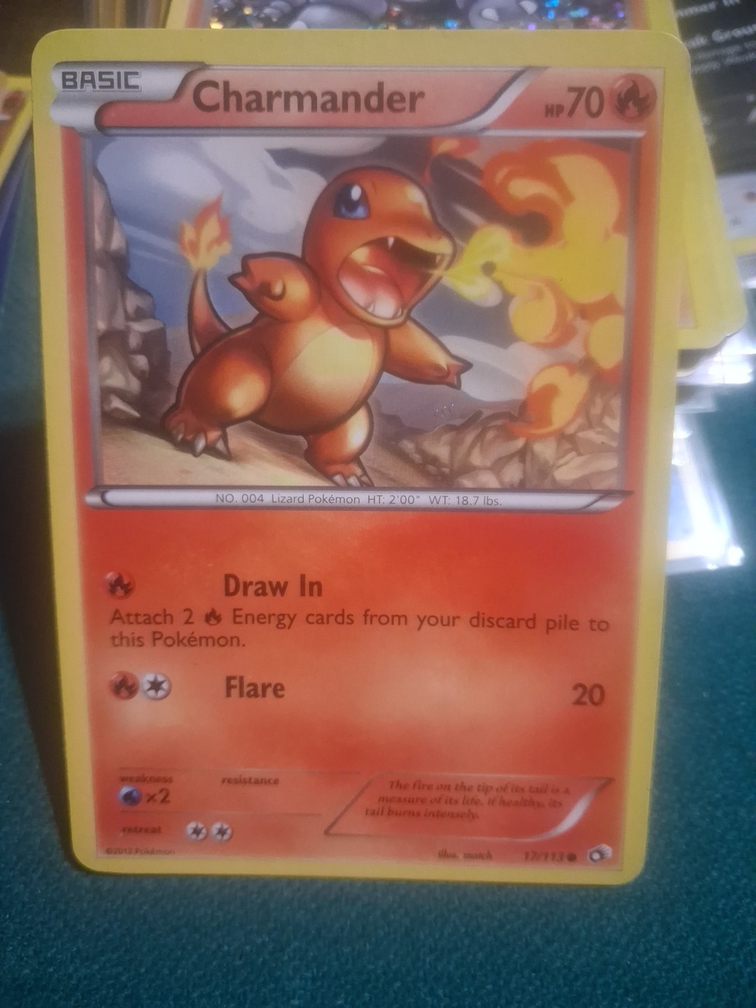 Pokémon TCG Charmander Legendary Treasures 17/113