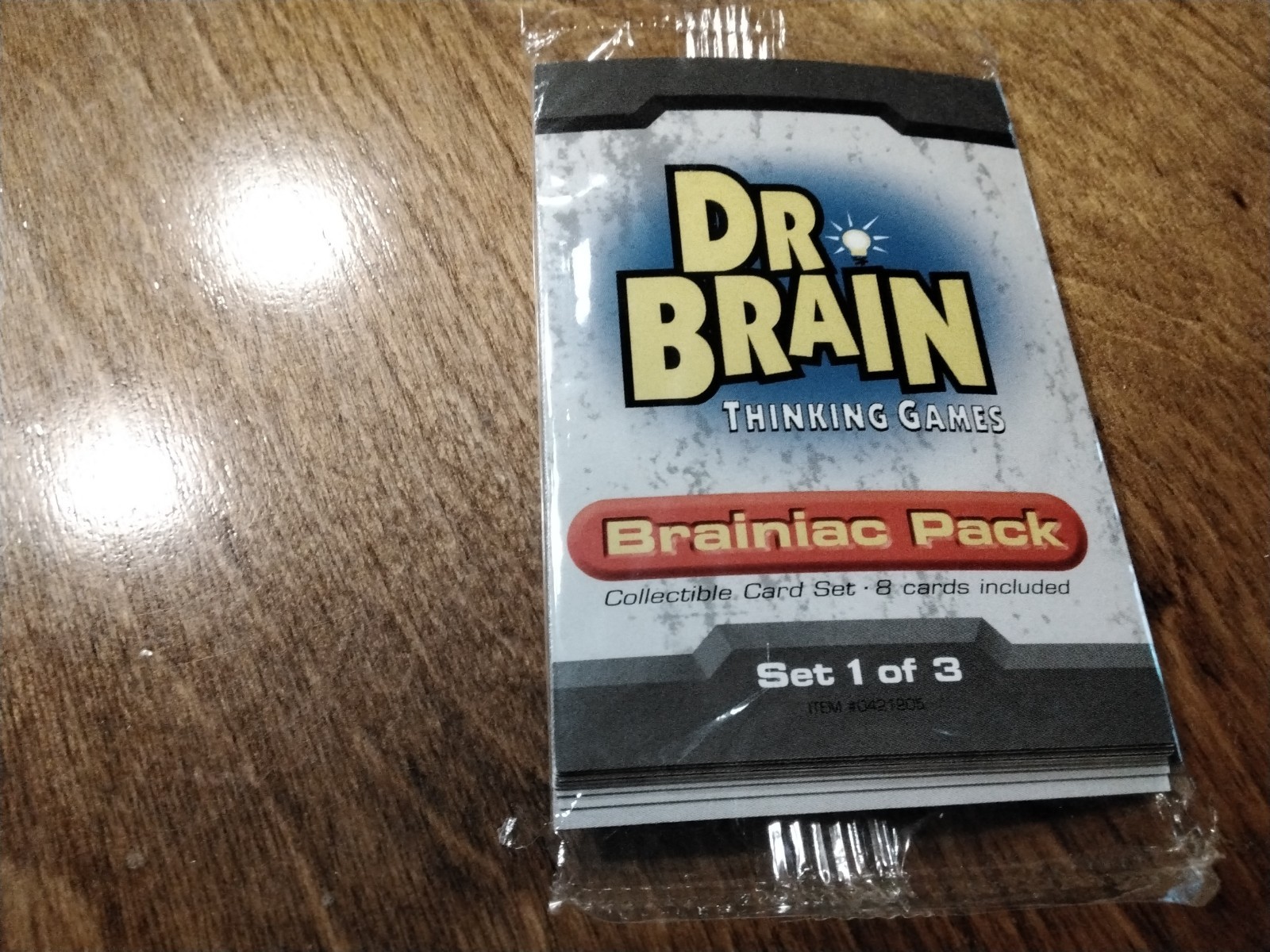 Dr. Brain Thinking Games Brainiac Pack Trading Cards Collectible Card Set 8...