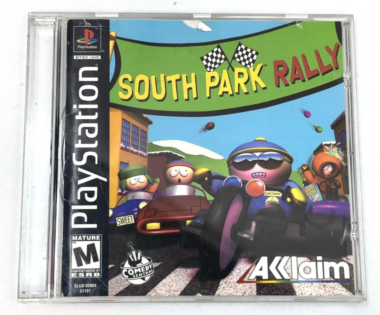 Authentic PlayStation 1- South Park Rally- Rated M for Mature- Tested & Works