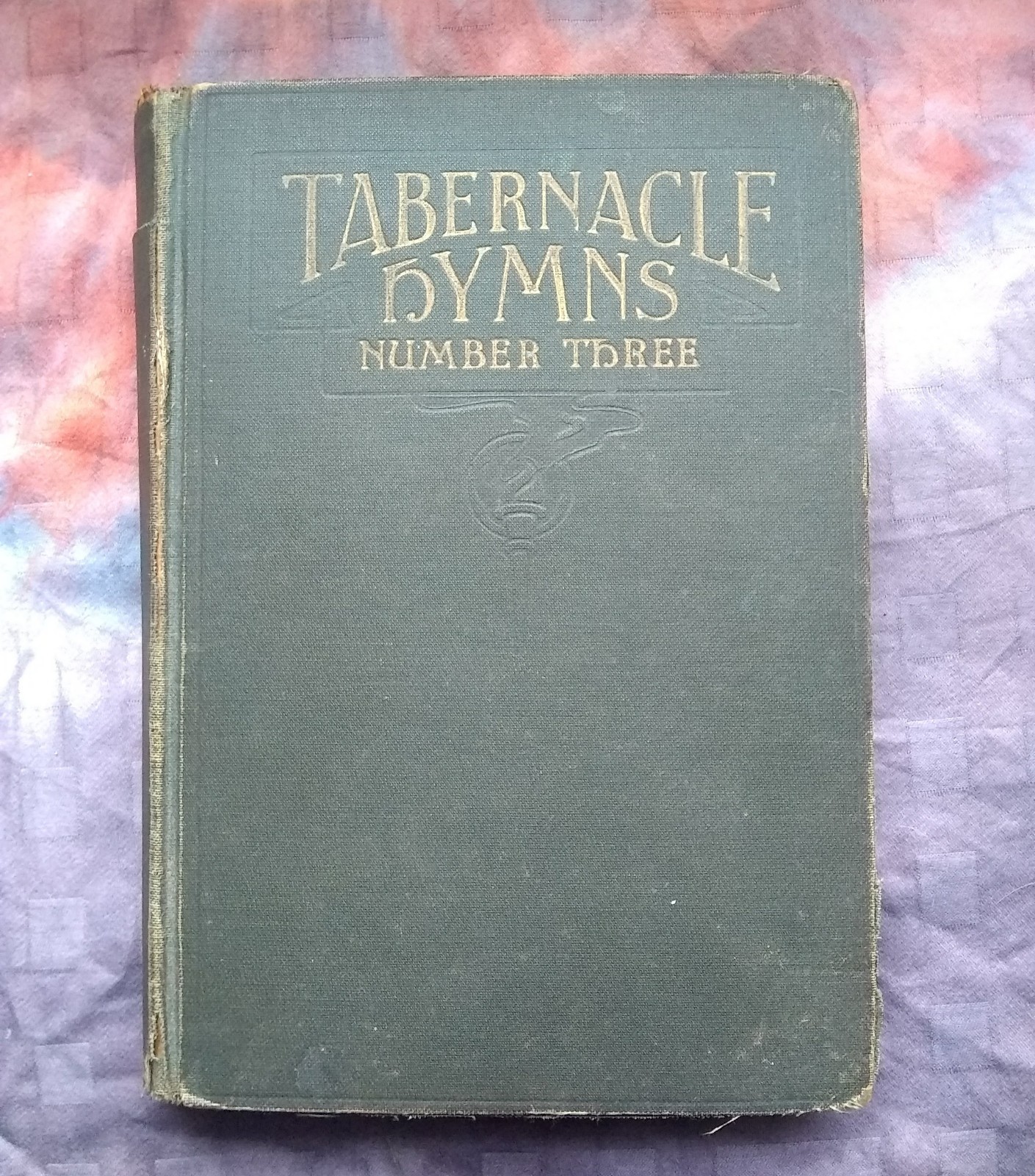 Antique 1934 Tabernacle Hymns Number Three 3 w Round + Shape Notes Hymnal Book