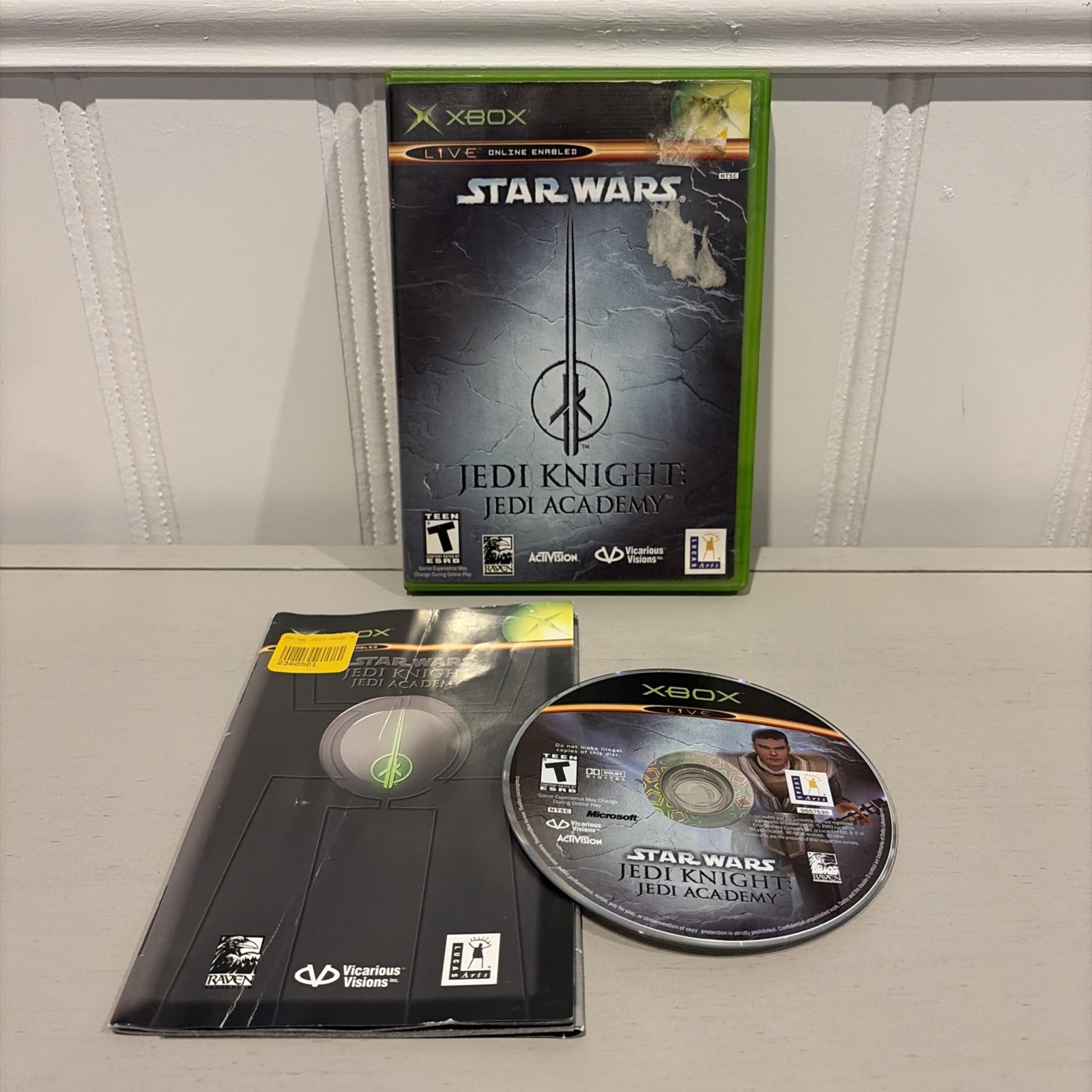 Star Wars Jedi Knight: Jedi Academy (Original Xbox) CIB COMPLETE & TESTED