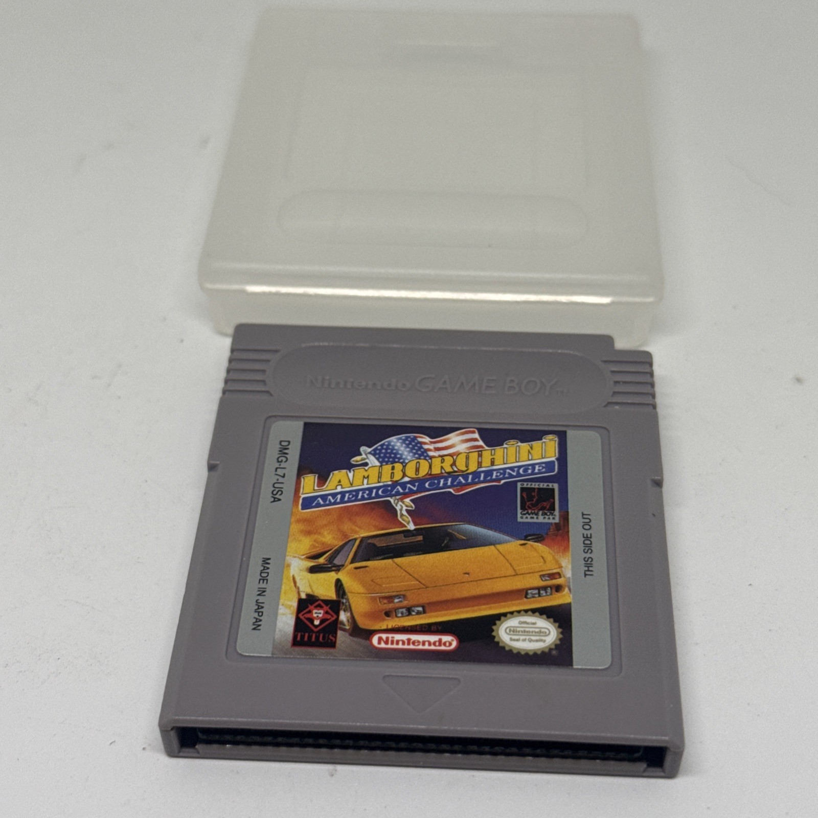 Lamborghini American Challenge (Nintendo Game Boy, 1994) Authentic Tested RARE