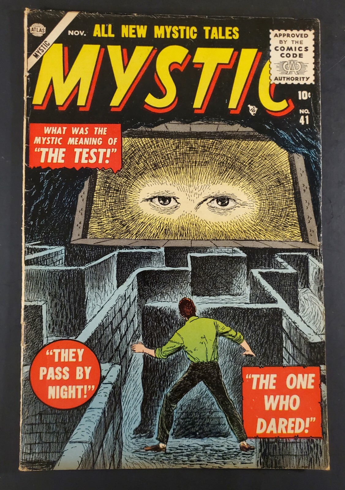 Mystic #41 1955-atlas-horror-sci-fi-dick ayers-Comic Book Vintage - Occult VG