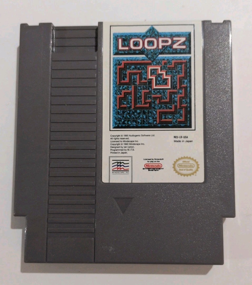 Loopz (Nintendo Entertainment System, 1990) Cartridge Only 