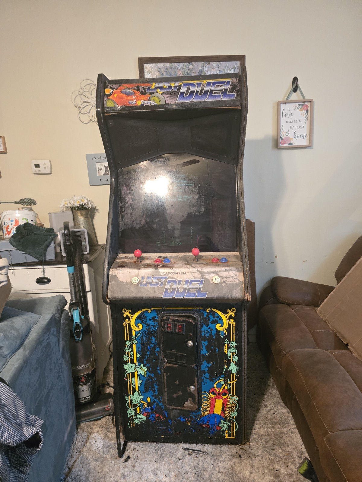 LAST DUEL - 1988 Capcom - powers on COLLECTOR QUALITY JAMMA Arcade
