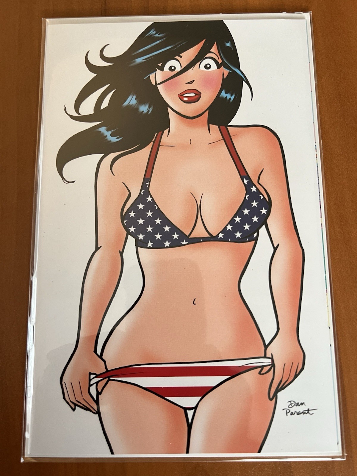 Archie Betty Veronica VIRGIN Friends Forever Beach Party American Flag Bikini