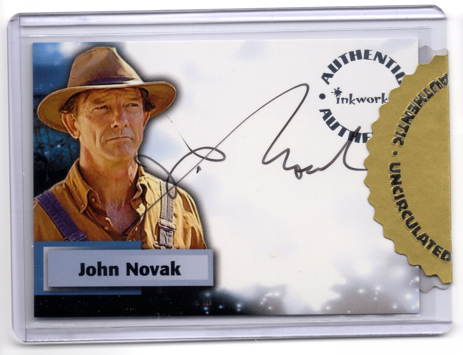 2008 Inkworks Smallville Season 6 John Novak Jed McNally AUTO #A52 Signed