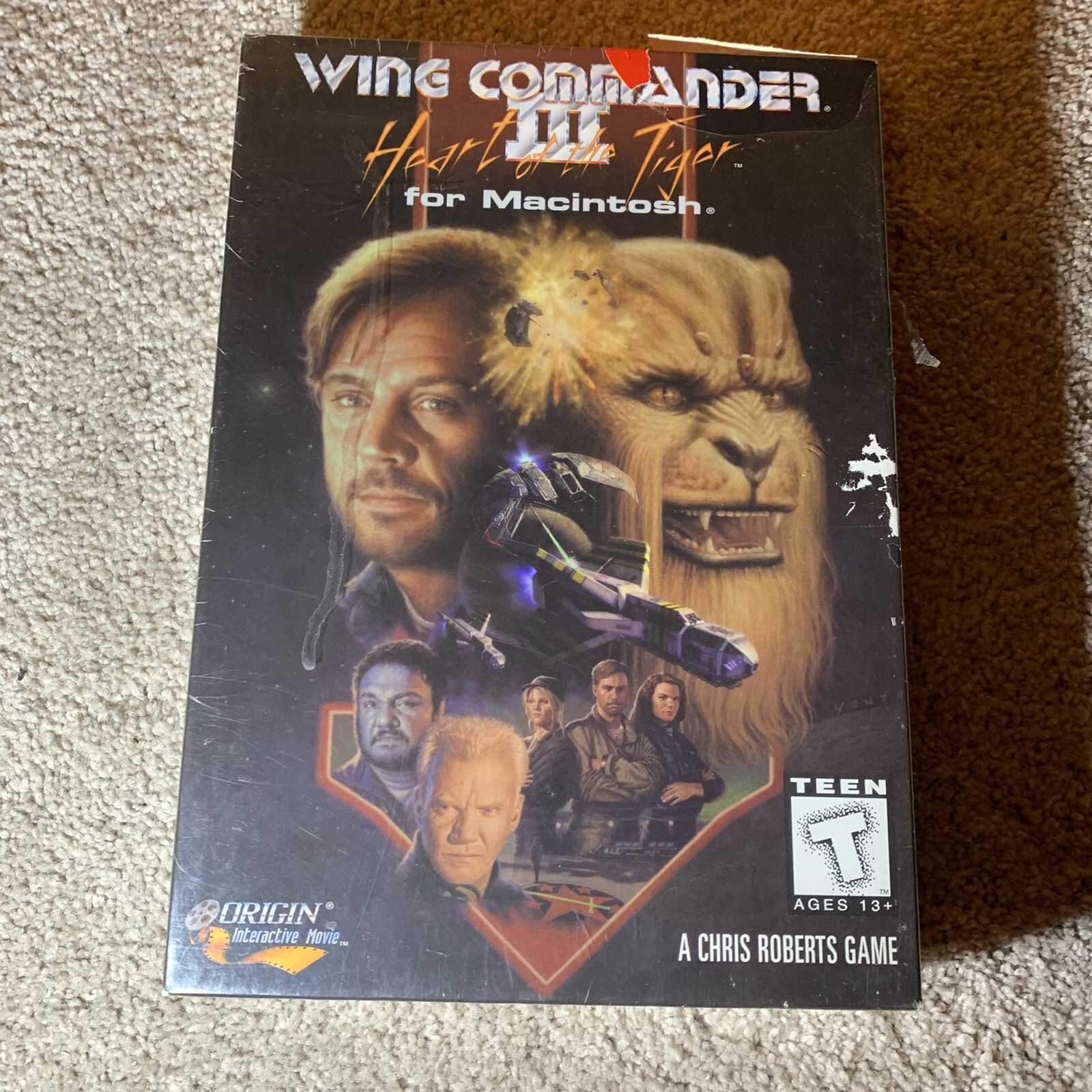 Wing Commander 3-Heart of the Tiger-In Plastic Wrapping W Missing Spots See Pics