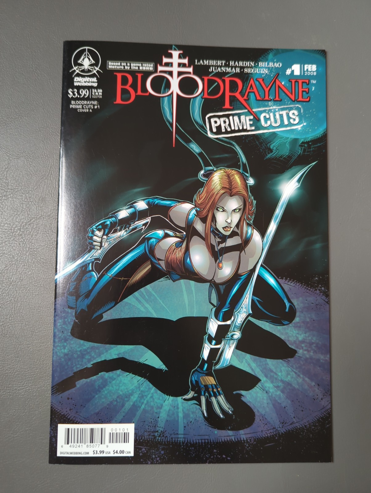 Bloodrayne Prime Cuts 1-4 W/ Incentive Cover Digital Webbing 2008 Many A+B Cvrs