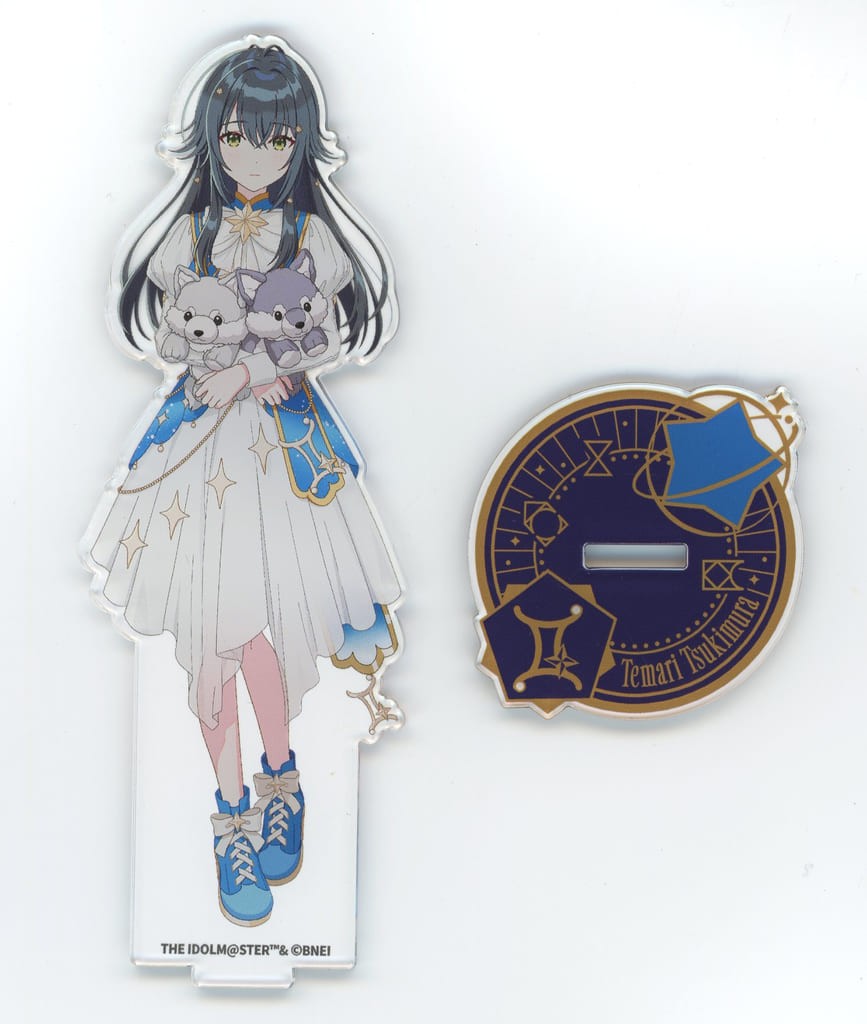 Tsukimura Temari Acrylic Stand Gakuen Idolmaster x Smile Base Cafe Japan