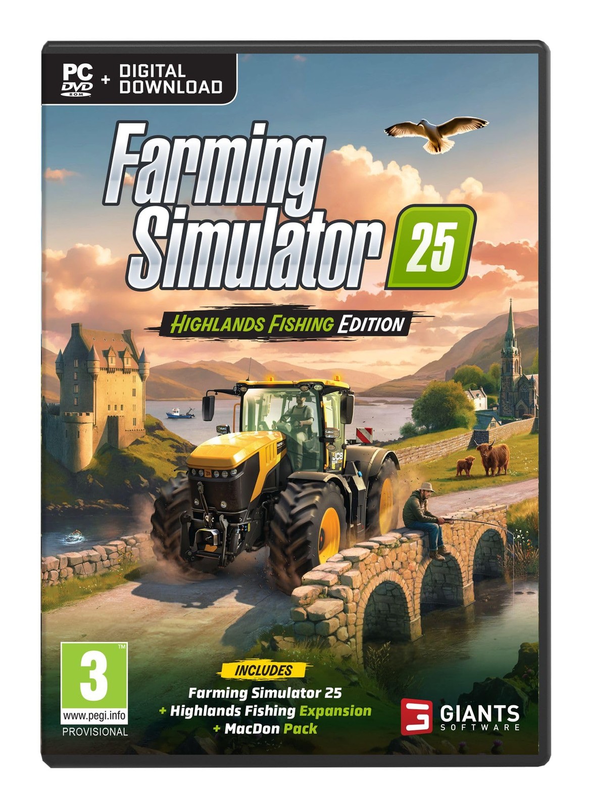 PC Farming Simulator 25: Highlands Fishing Edition (UK IMPORT) Game NEW
