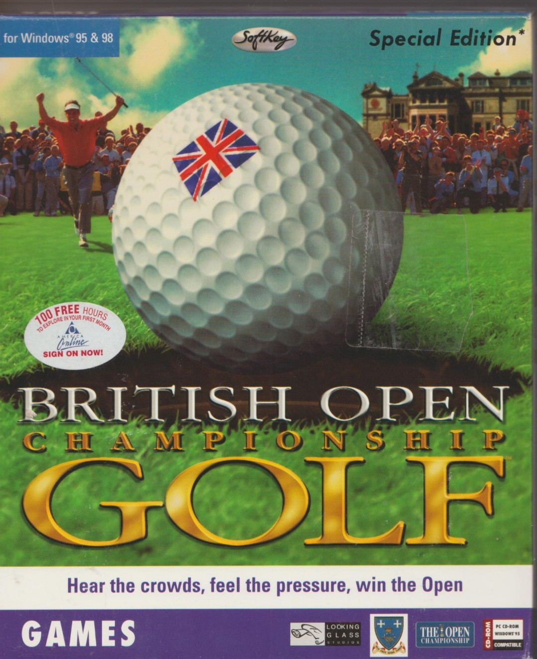 British Open Championship Golf (PC, 1998) Big Box NEW WITH SEAL INTACT