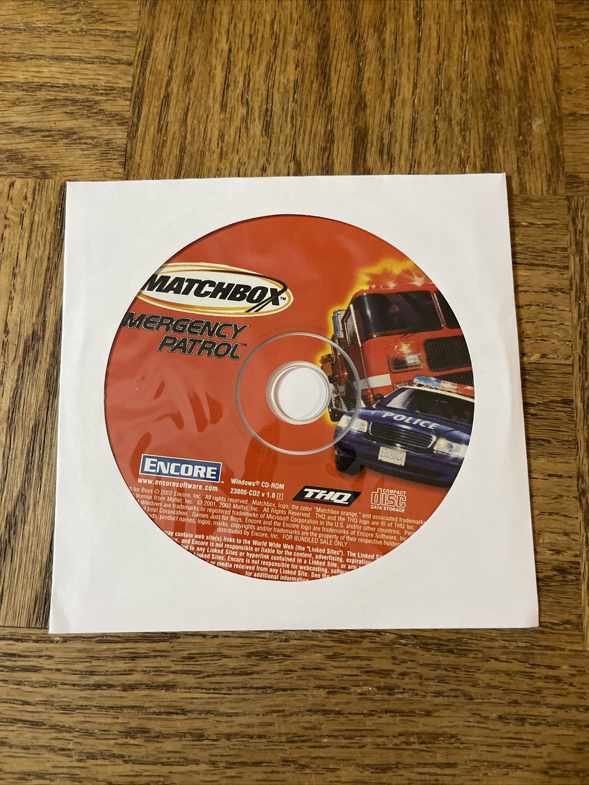 Matchbox Emergency Patrol PC CD Rom