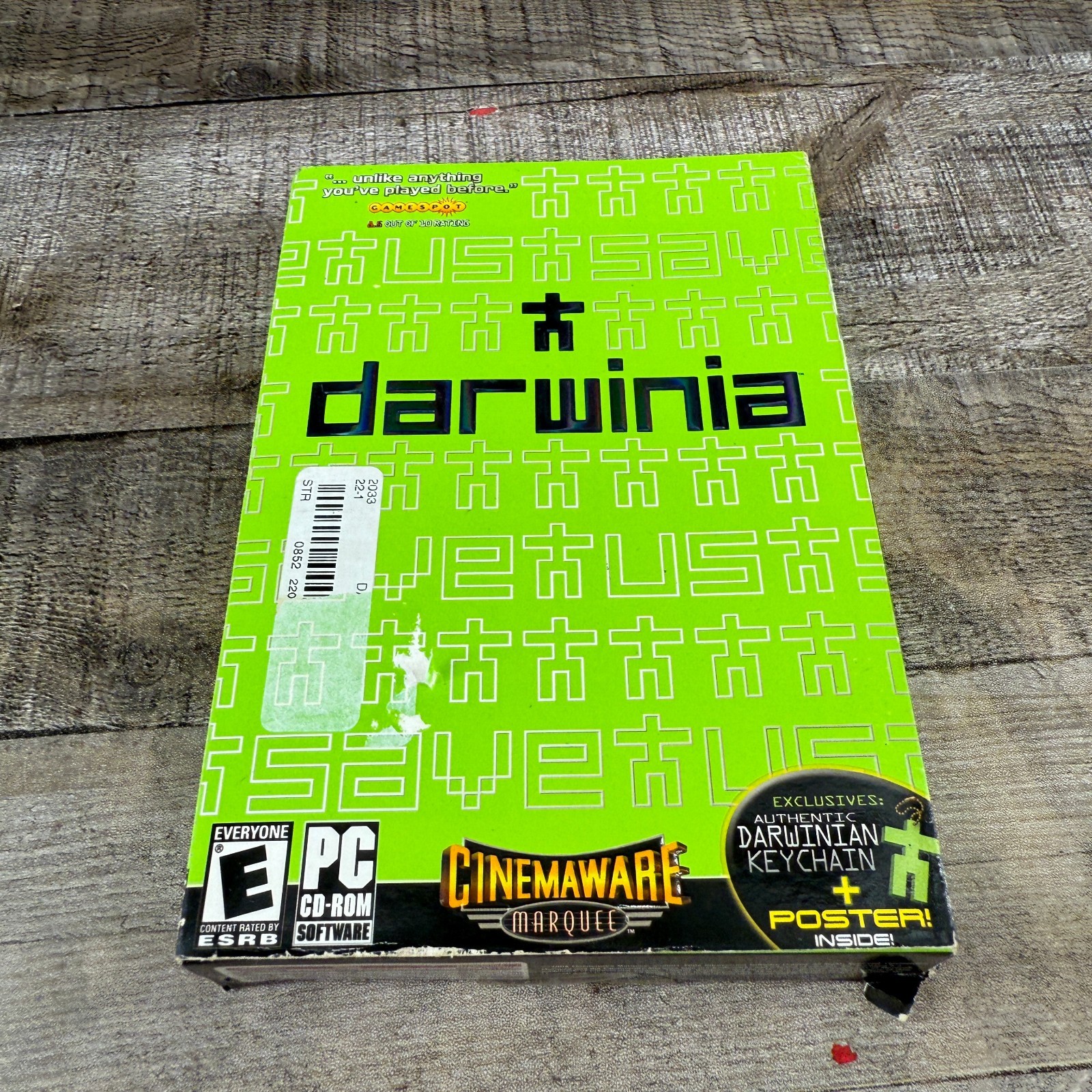 Vintage 2000 Darwinia PC CD-ROM Software Game