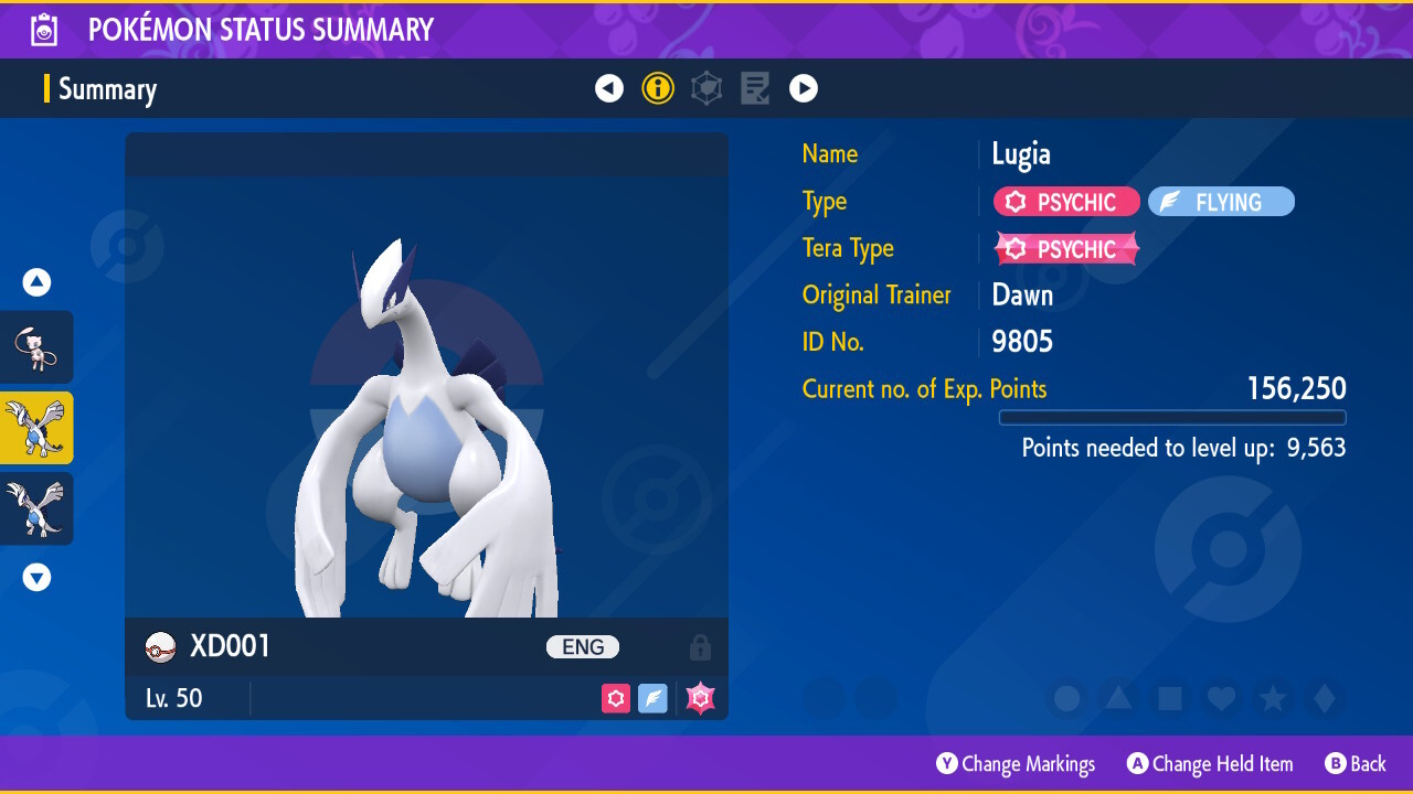 Shadow Lugia 💜 Ribbon Master 💎 Gale Of Darkness ⚡ Pokemon Scarlet Violet