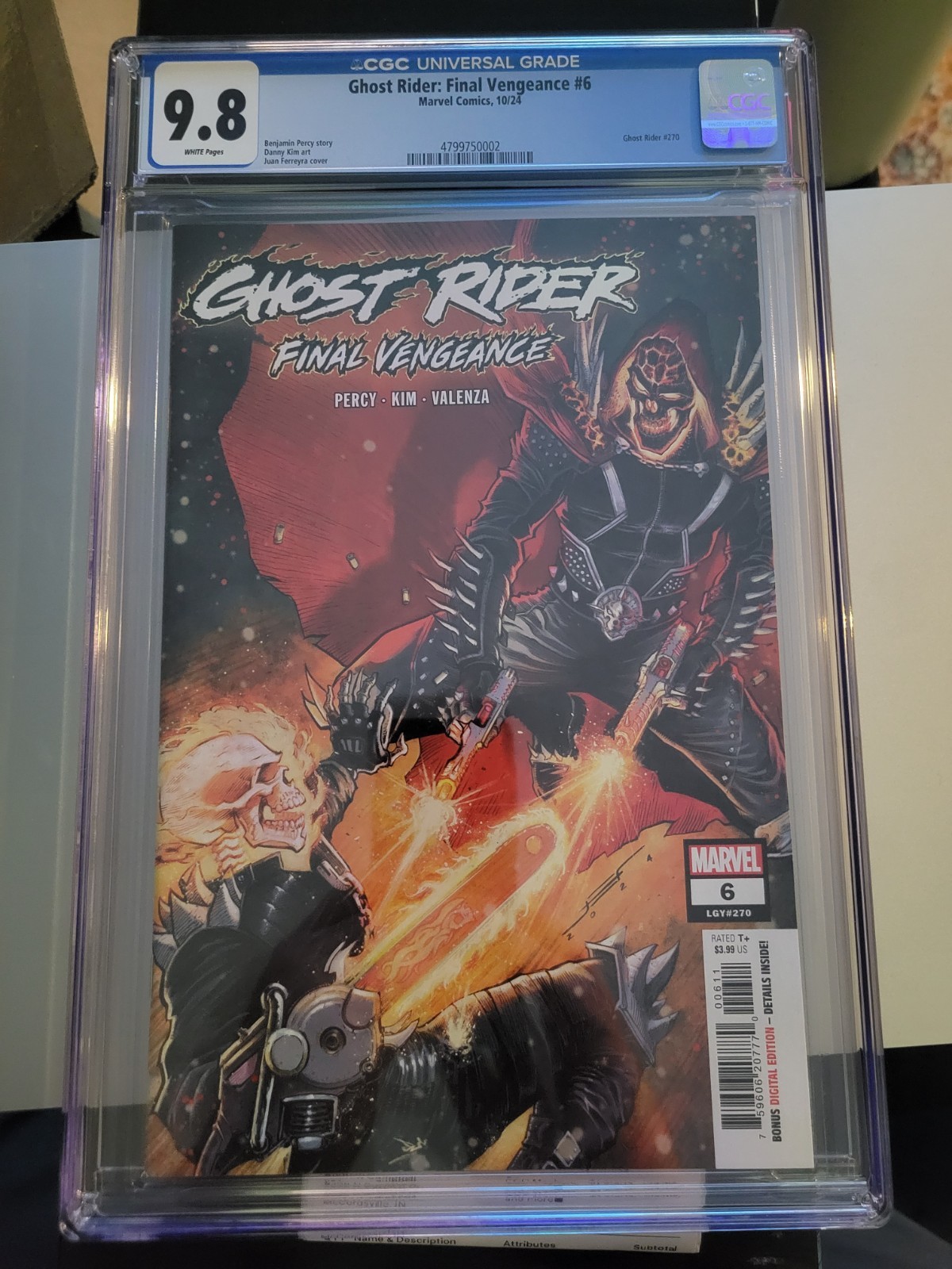 GHOST RIDER: FINAL VENGEANCE #6 (2024)-CGC 9.8 UNIVERSAL GRADE