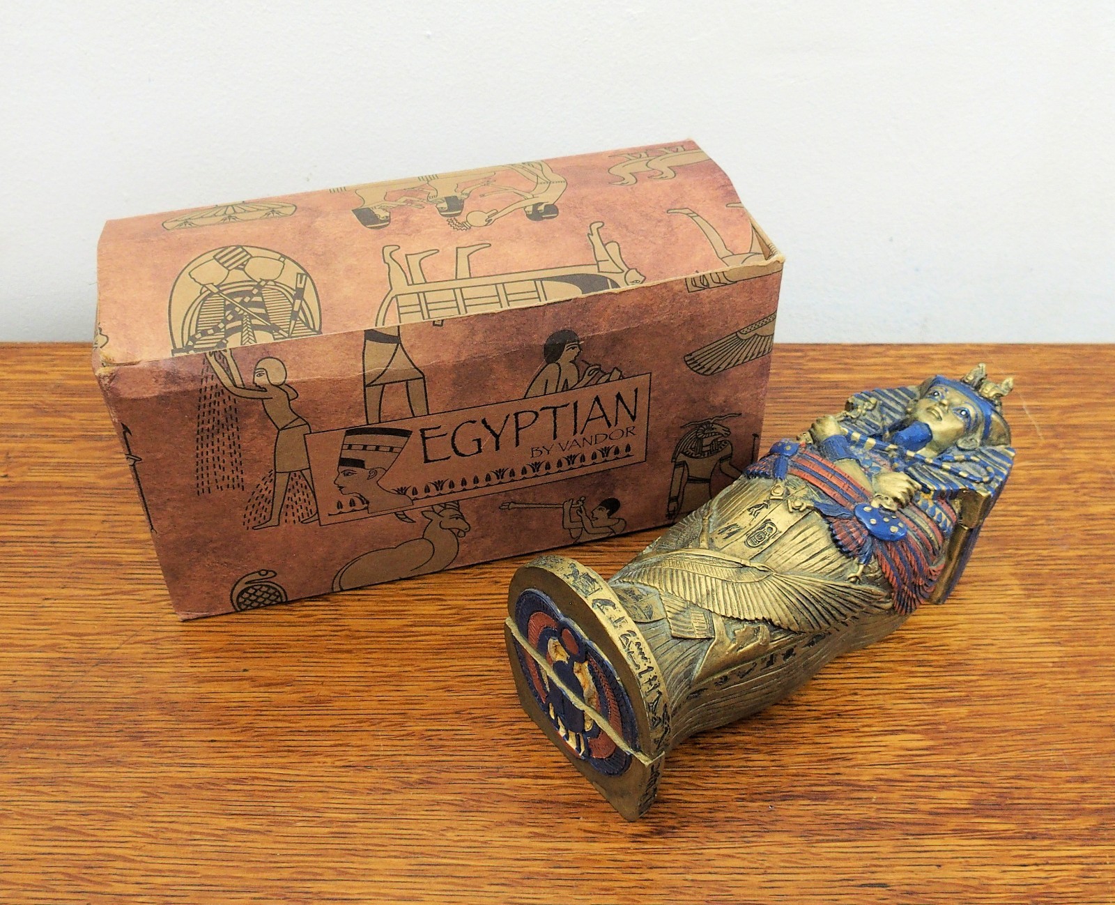 Vandor 1997 Egyptian Mummy Trinket Jewelry Resin Box