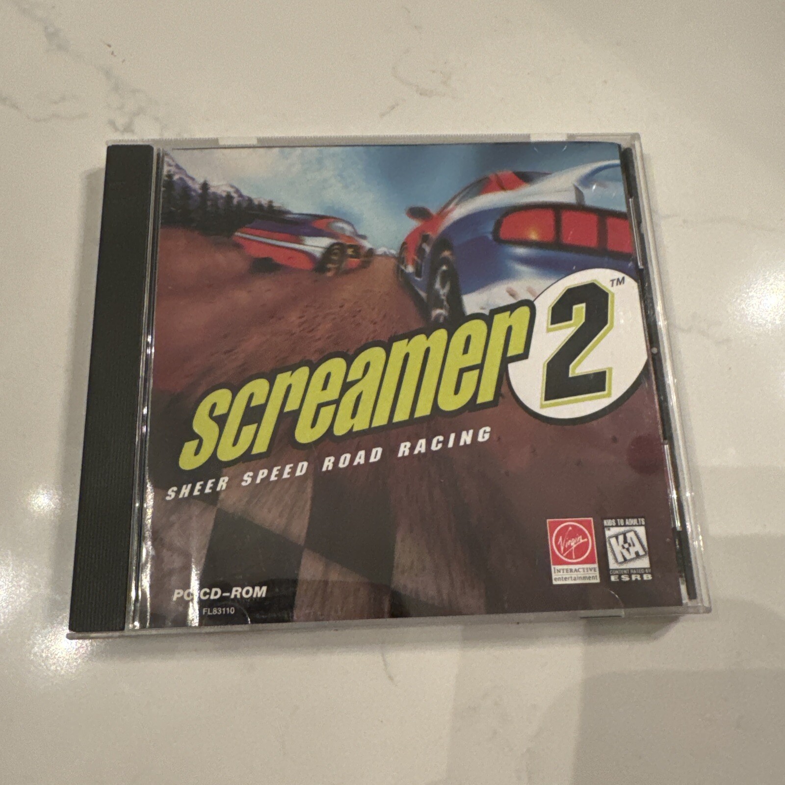 Screamer 2 Sheer Speed Road Racing Windows PC Game Virgin Interactive 1996