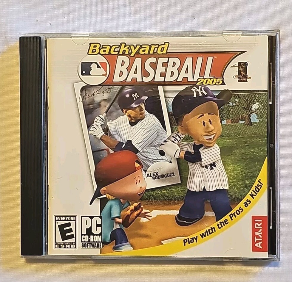 Backyard MLB Baseball 2005 (PC, CD-ROM, 2004, Atari)