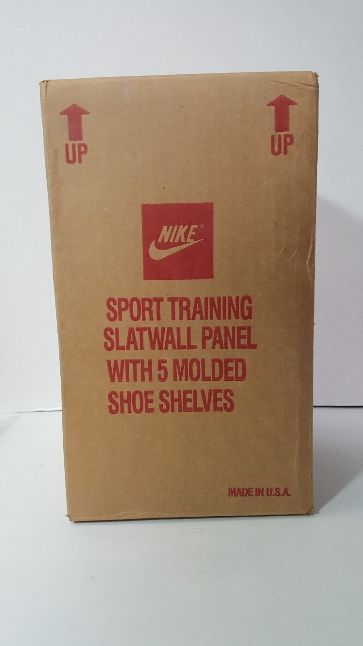 Vintage Nike Slot Wall Shoe Display