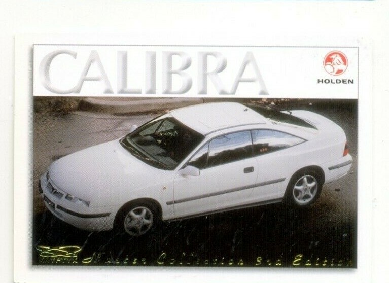 2014 Kryptyx 3rd Edition Master Collection Holden Card 296 Calibra 1989-1997