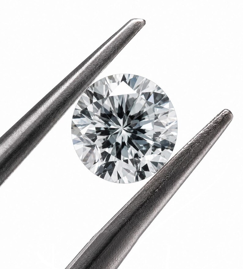 2.00 CT Round Cut Loose Lab Grown Diamond D Color FL Clarity Loose Gemstone