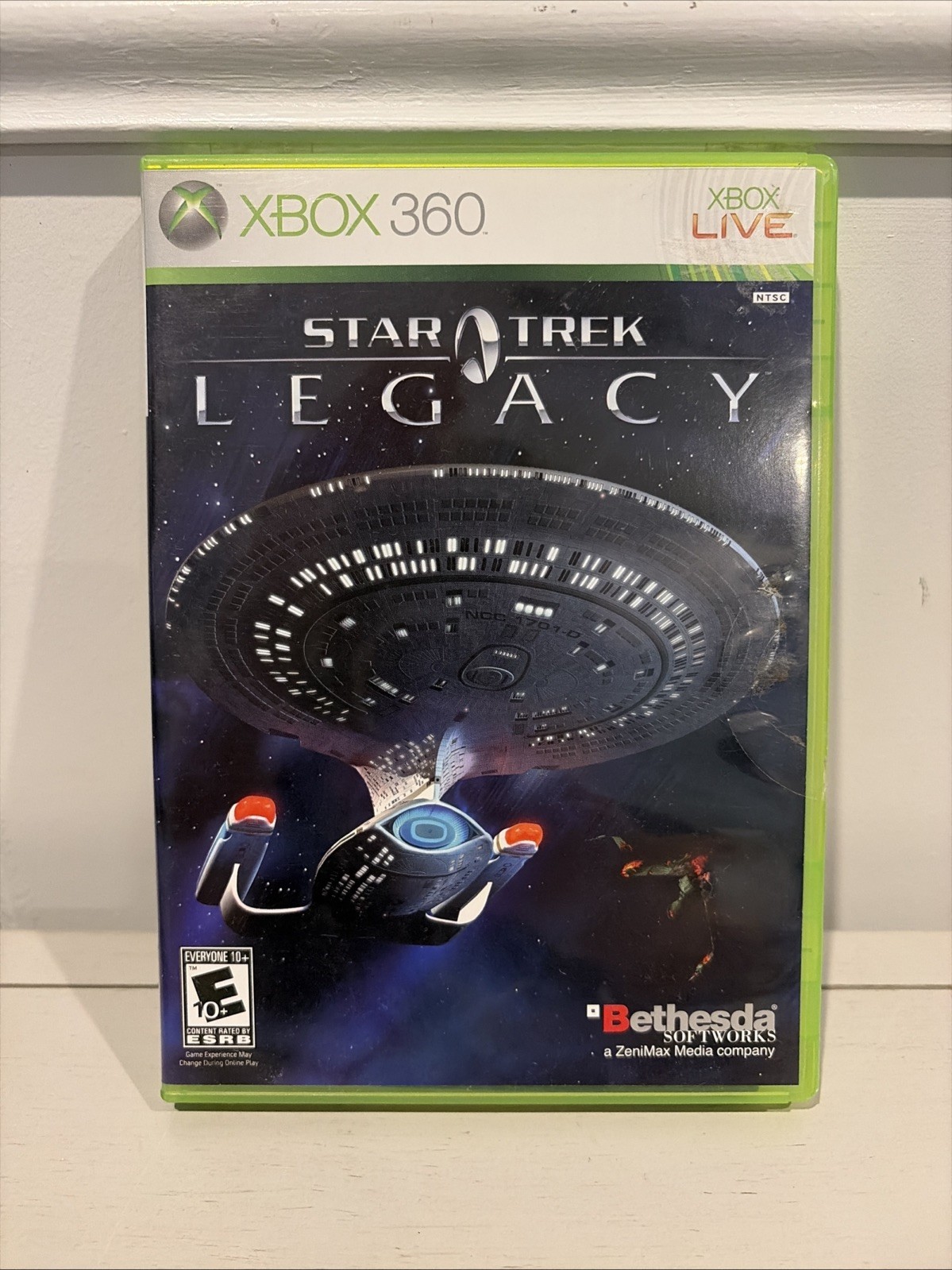 Star Trek: Legacy (Microsoft Xbox 360, 2006) w/ Manual - Tested Case Damage