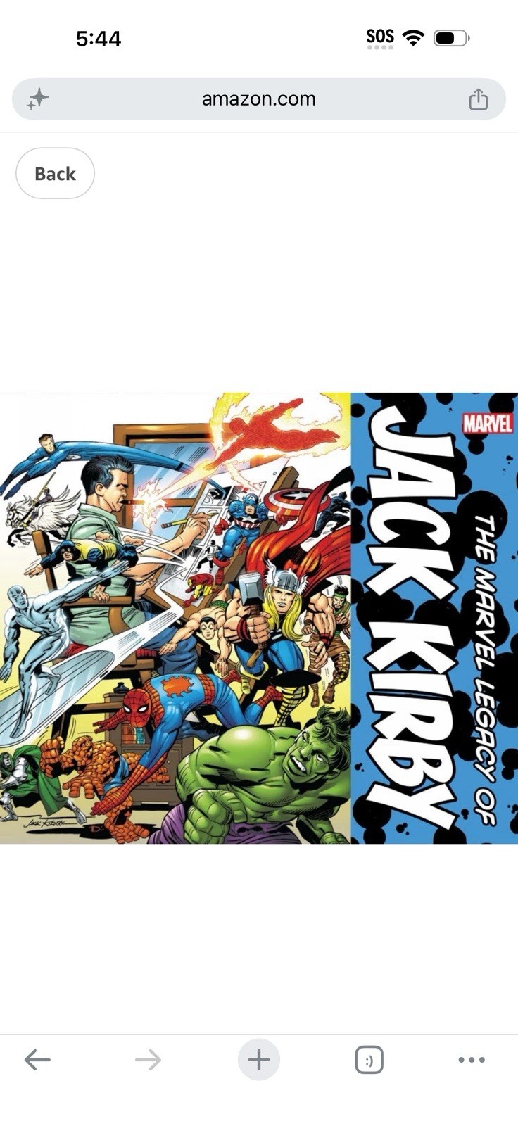 The Marvel Legacy of Jack Kirby by John Thomas Rhett (2015, Hardcover)