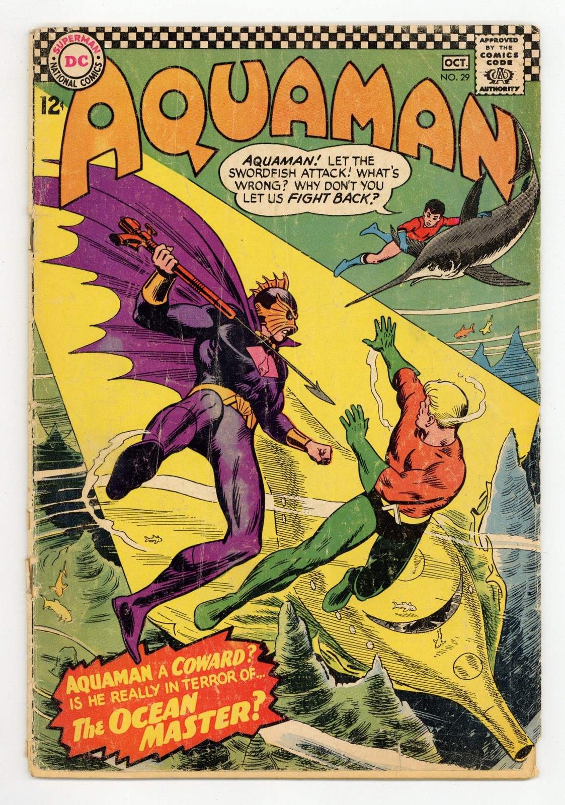 Aquaman #29 GD- 1.8 1966 1st app. Ocean Master