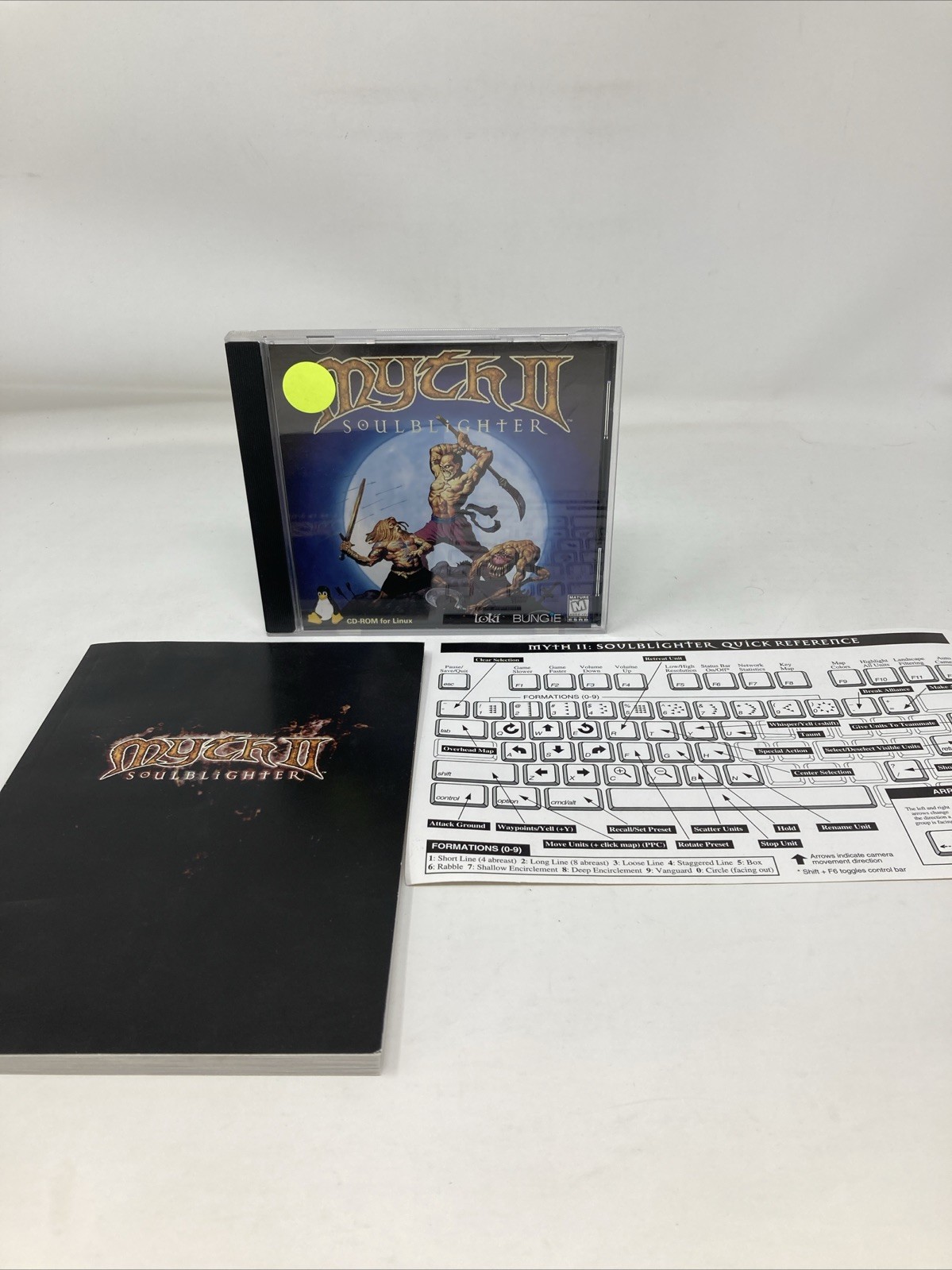 Myth II 2: Soulblighter (PC CD-ROM) Complete + Quick Reference & Manual