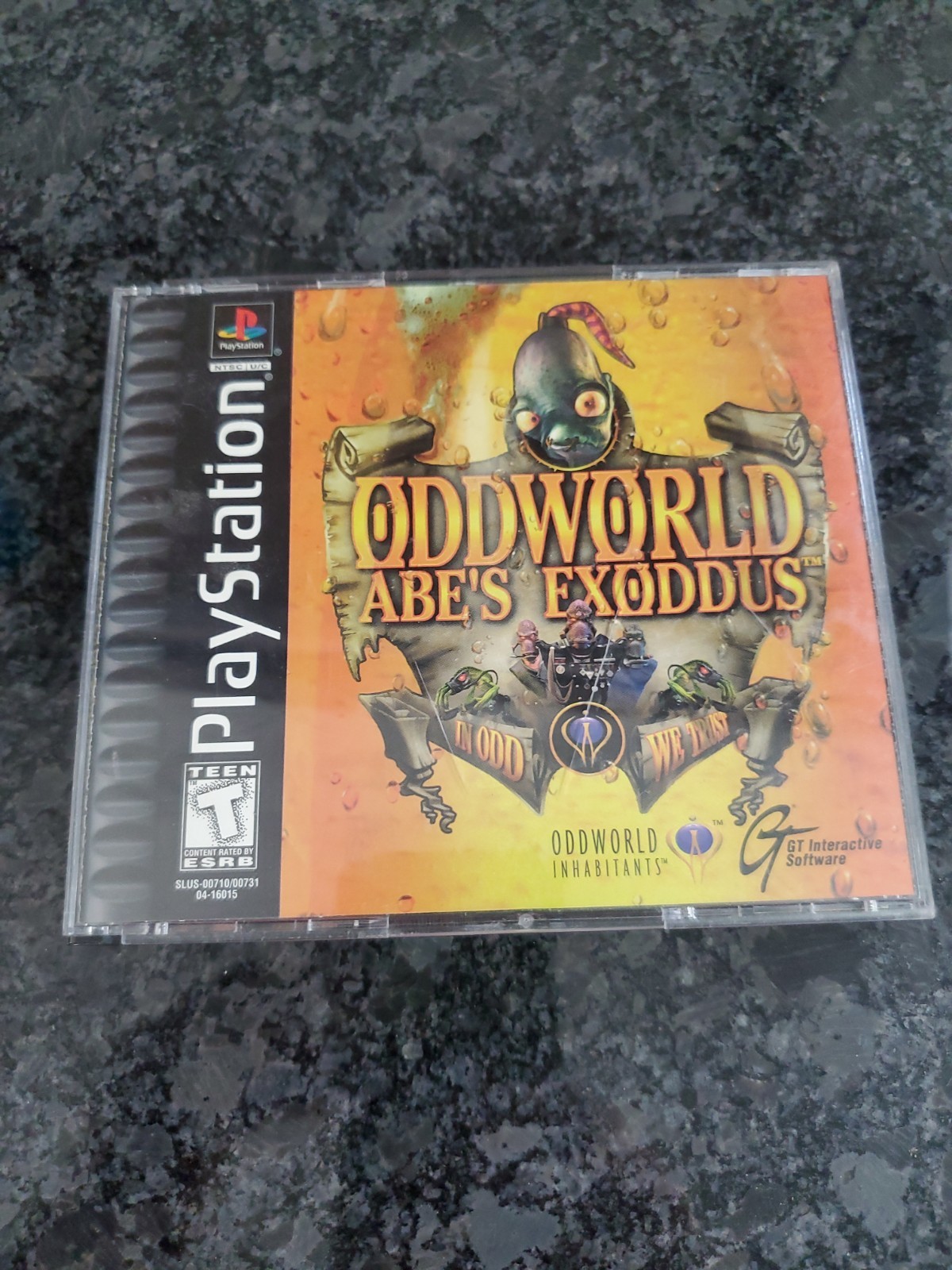Oddworld-Abe's Exodus - Sony PlayStation 1, Tested,  READ DESCRIPTION 