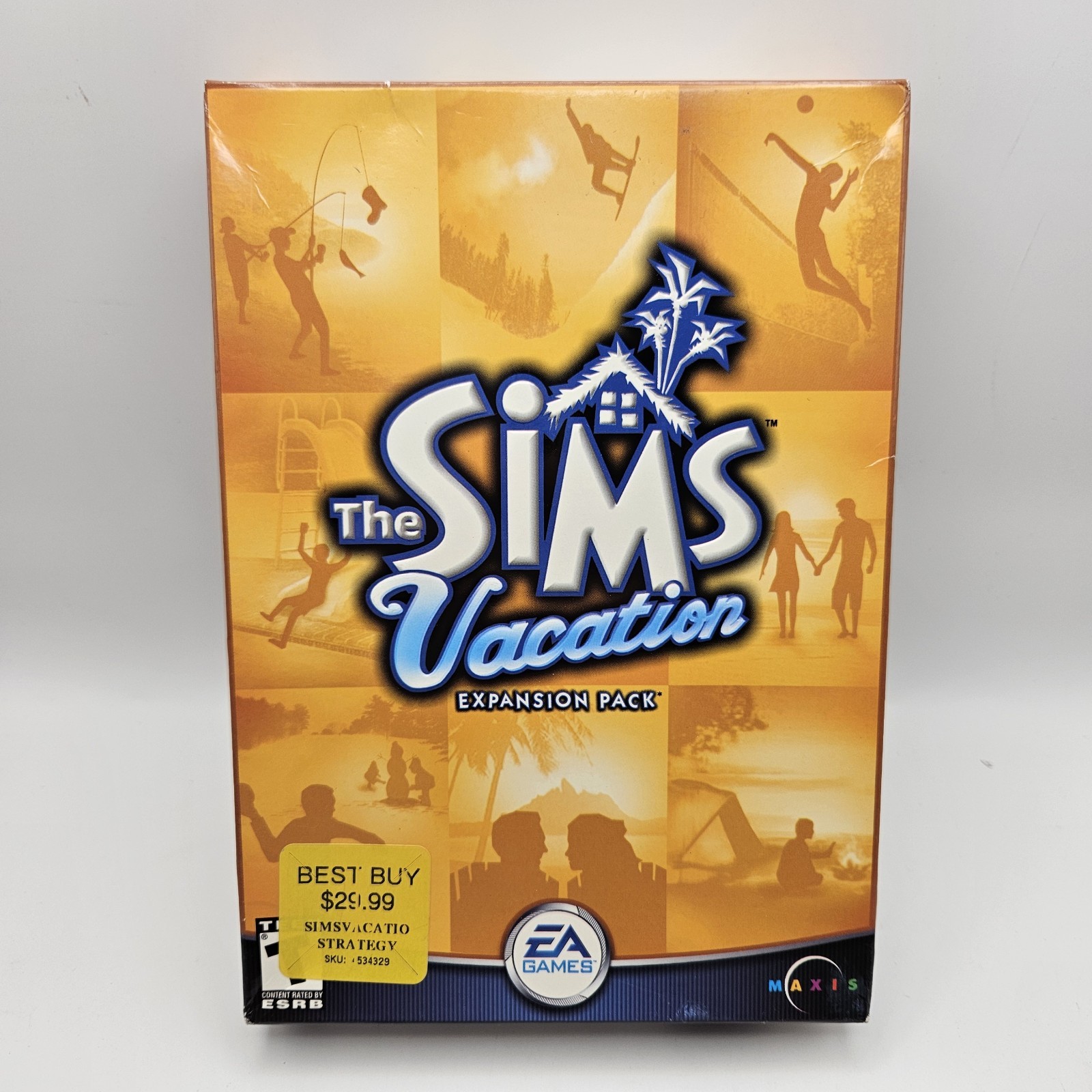The Sims: Vacation Expansion Pack (PC, 2002) Brand New, Sticker Seals Intact