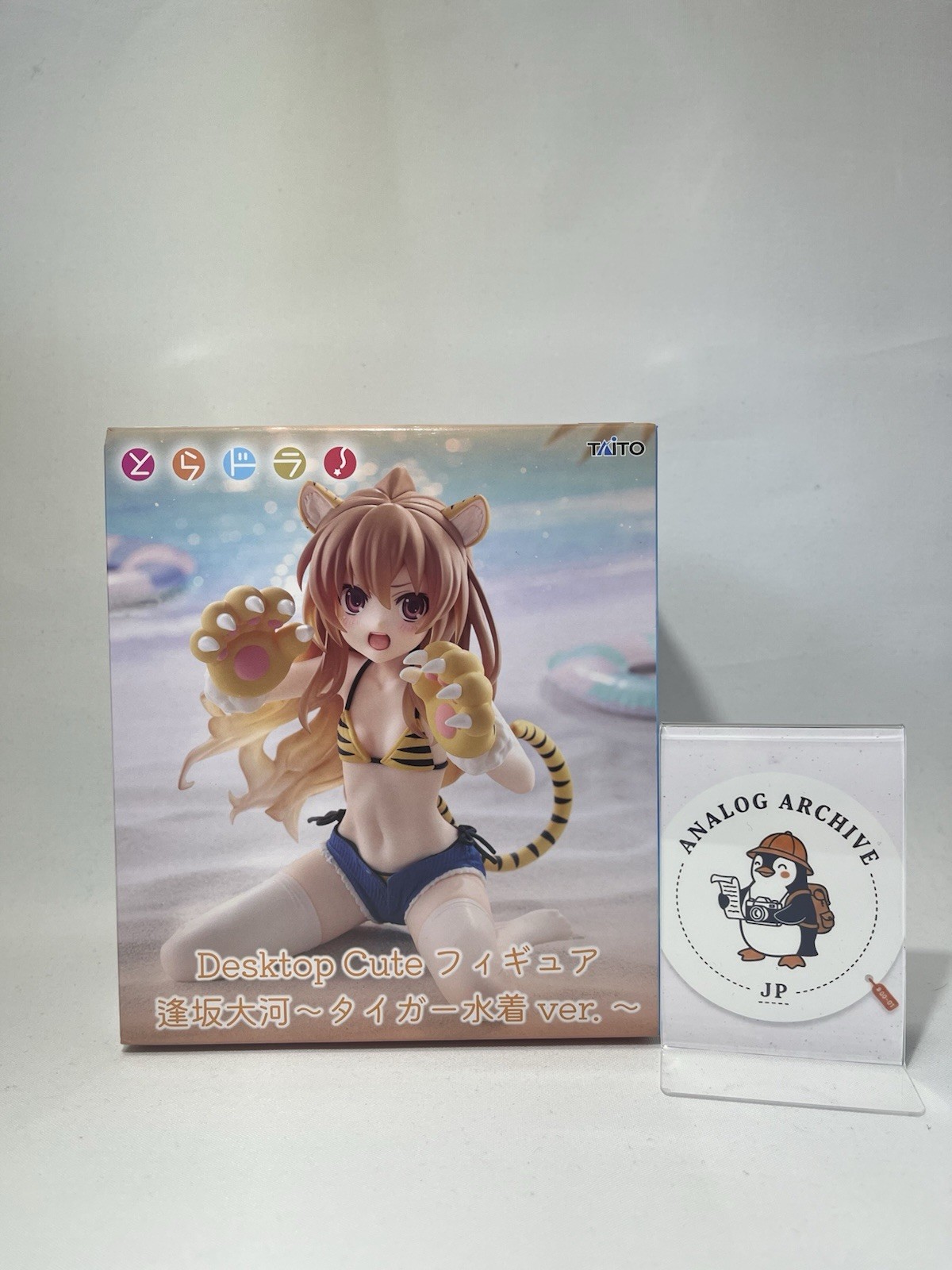 Toradora Taiga Aisaka Desktop Cute Figure Tiger Swimsuit Ver TAITO Official NEW