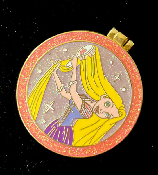 Disney Shopping Tangled Rapunzel Compact Tangled Rapunzel LE 250 RARE 2010 Pin