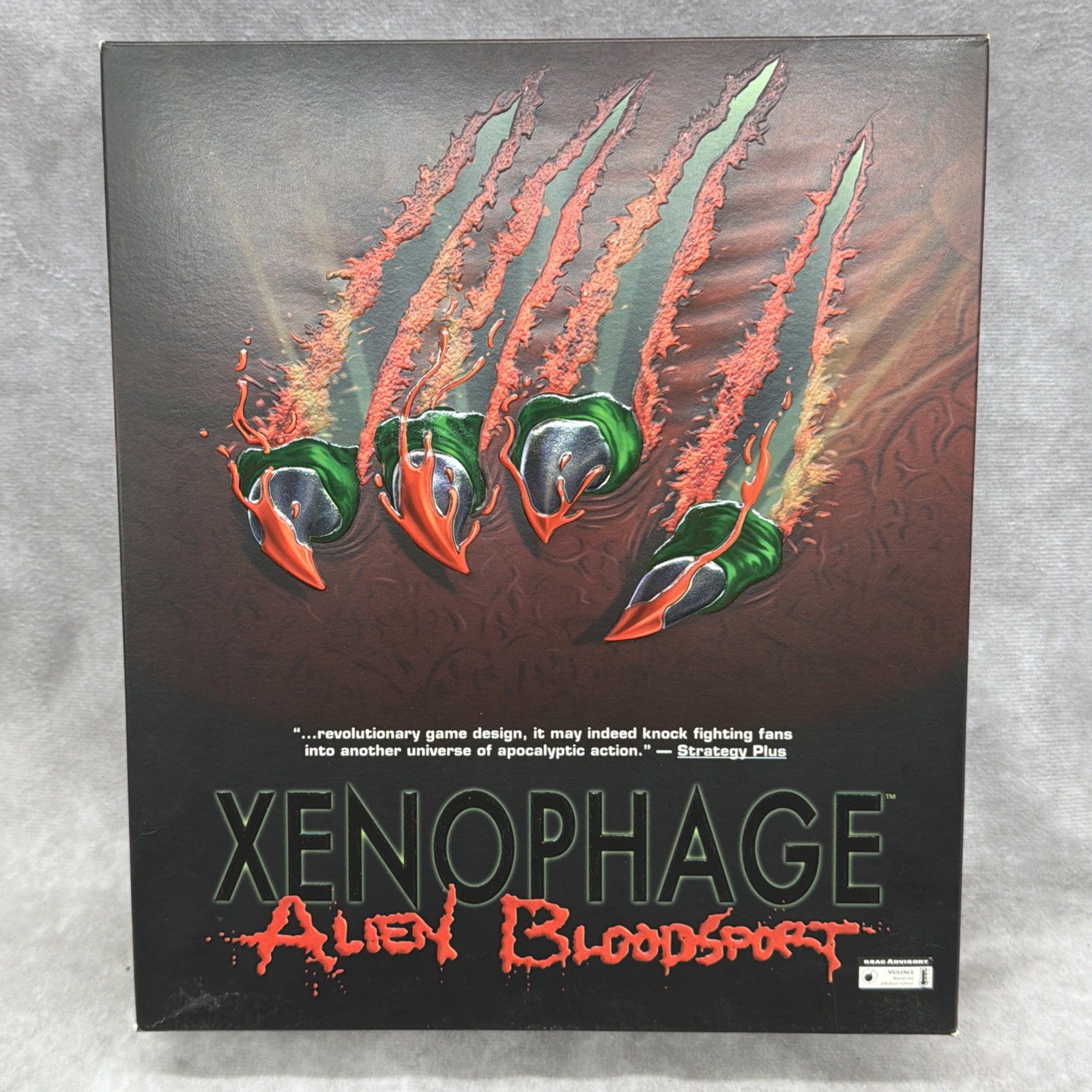 Xenophage Alien Bloodsport PC BiG Box Apogee 1996 PC CD-ROM RaRE NIB