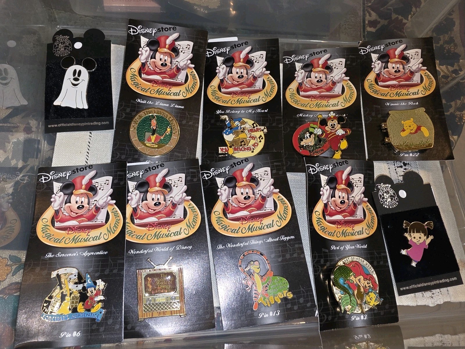 Disney Magical Musical Moment Rare Pin Lot 10 Pieces  New