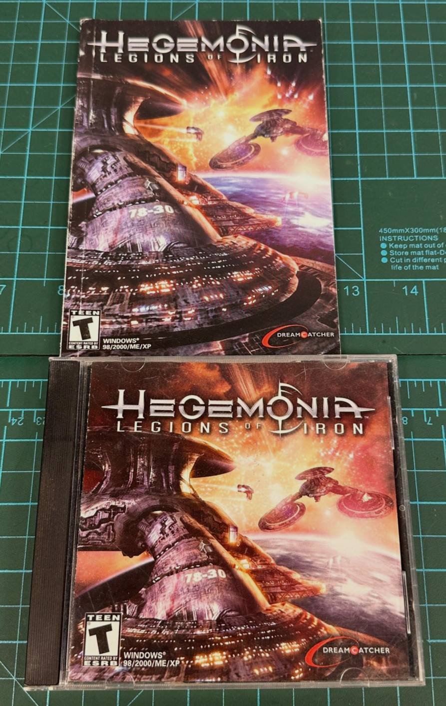 Hegemonia Legions Of Iron PC CD-ROM Game Windows 98 2000 XP Complete Teen ESRB