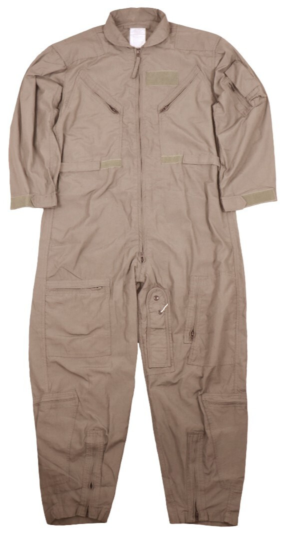44R - USAF Desert Tan CWU-27/P Flyer's Coveralls US Air Force