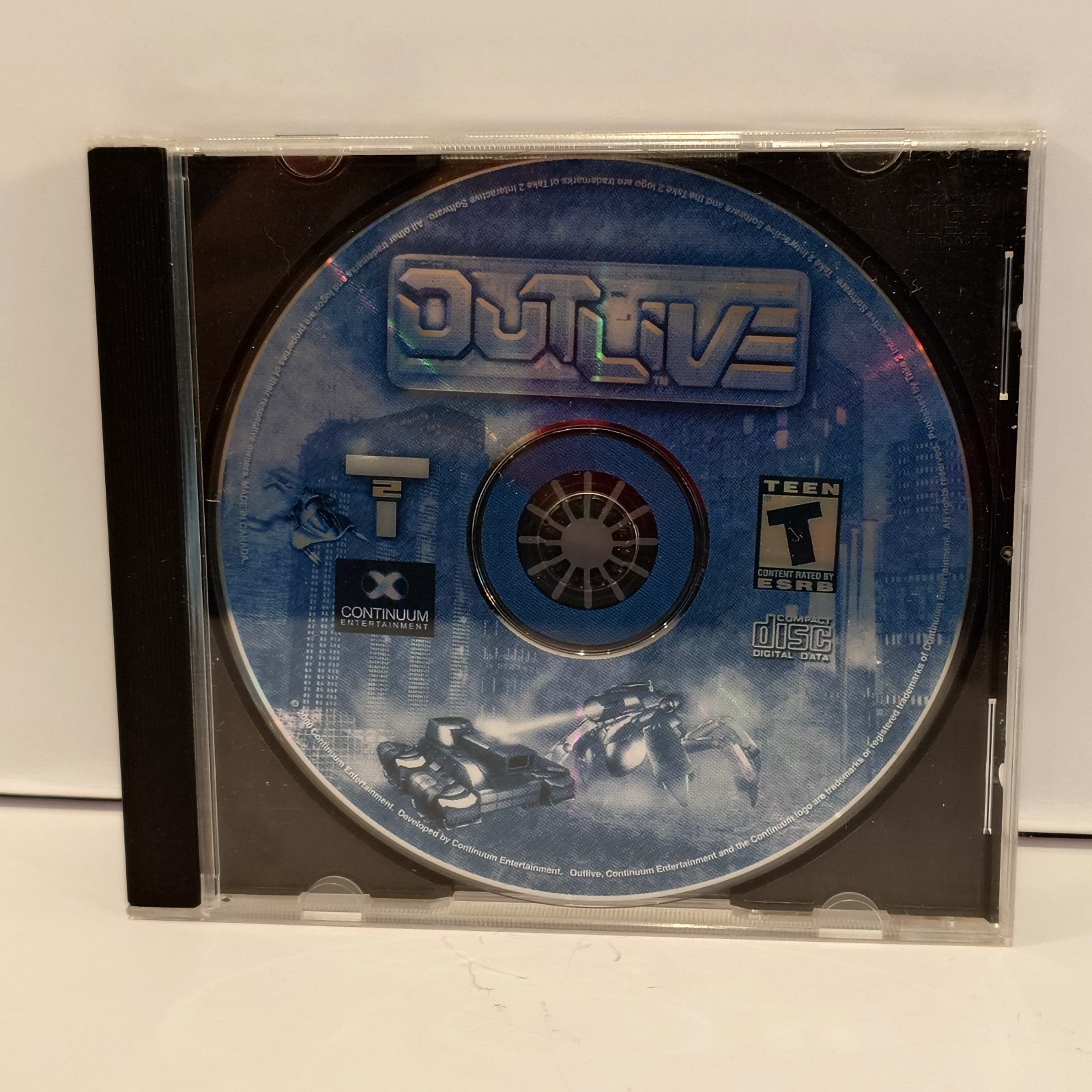 Outlive Continuum Entertainment PC 2000 CD ROM Vintage RTS