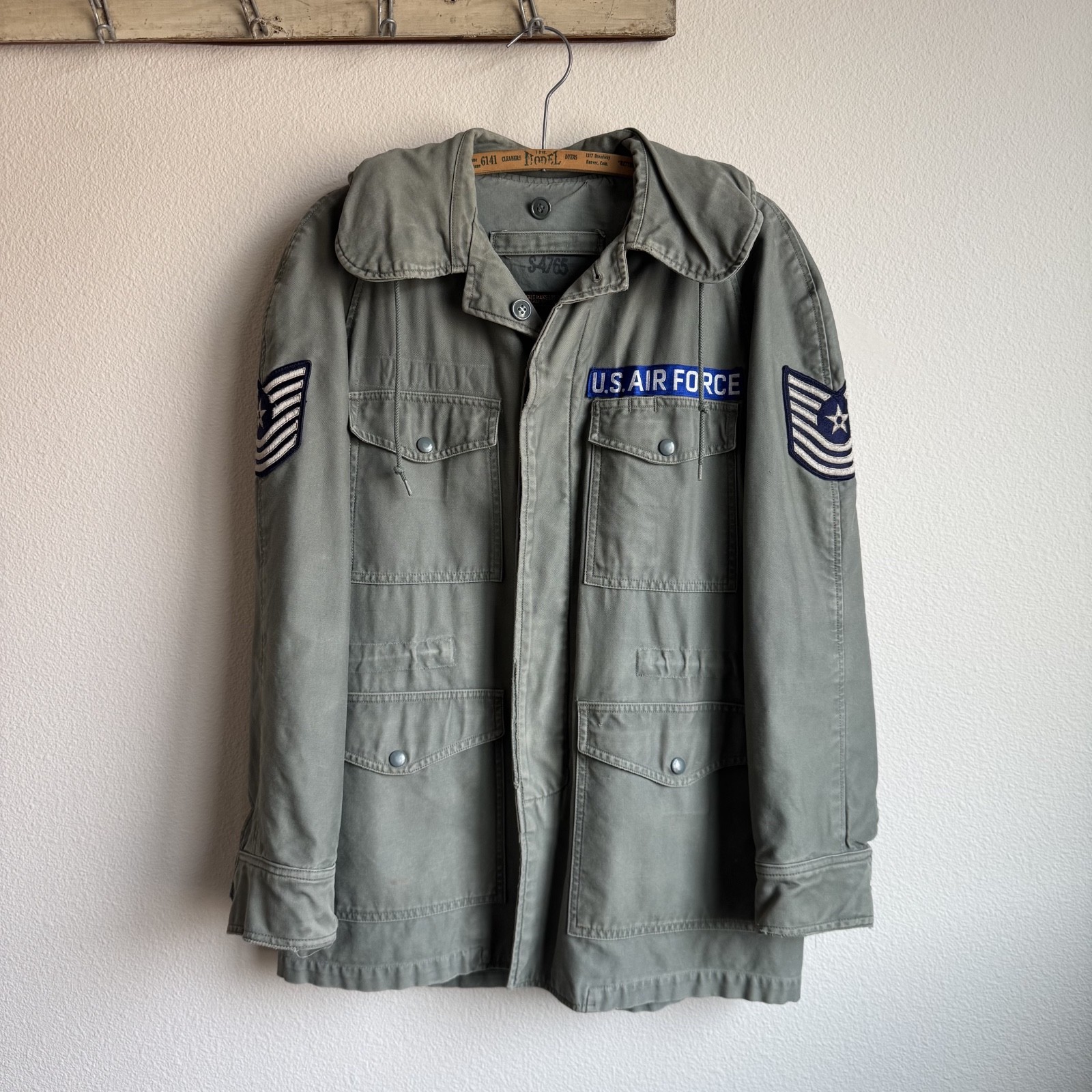 1960s/70s USAF 9oz Sage Green 509 Jacket Small